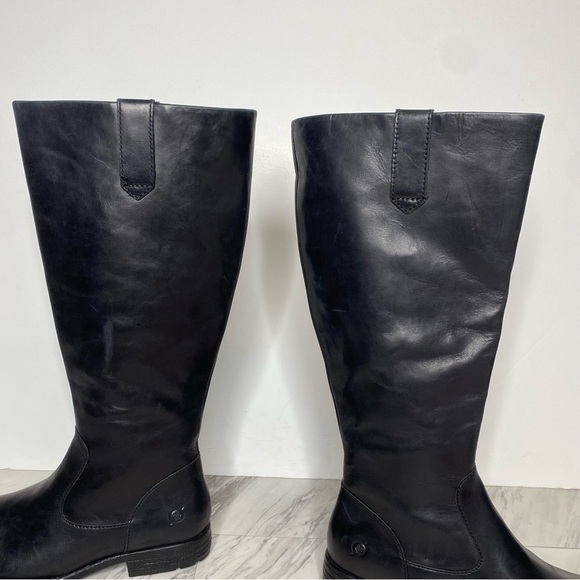 New! Born Shaunie Black Leather Riding Boot 6 1/2 M - Picture 10 of 15